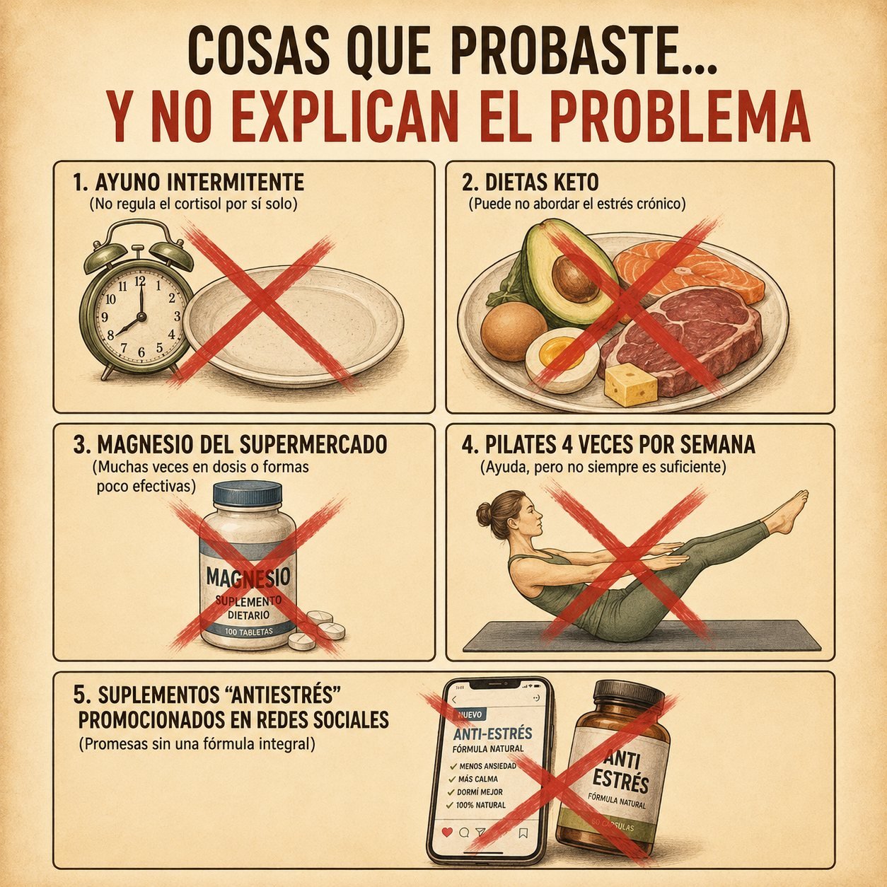 Soluciones que no funcionaron